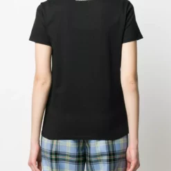 Karl Lagerfeld signature embroidery cotton T-Shirt