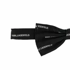 Karl Lagerfeld logo bow tie