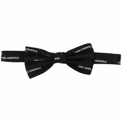 Karl Lagerfeld logo bow tie