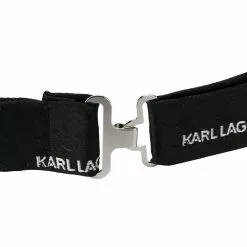 Karl Lagerfeld logo bow tie