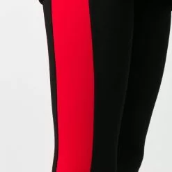 Karl Lagerfeld stripe detail logo leggings