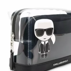 Karl Lagerfeld K/Ikonic logo pouch bag