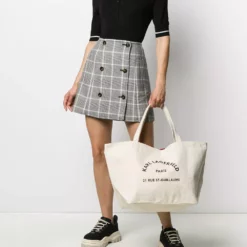 Karl Lagerfeld logo-print tote bag