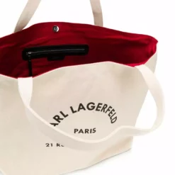 Karl Lagerfeld logo-print tote bag