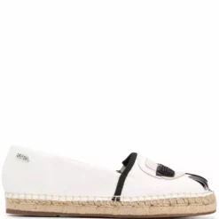Karl Lagerfeld appliqué Karl espadrilles