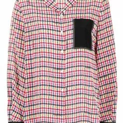 Karl Lagerfeld check print shirt