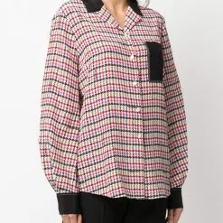 Karl Lagerfeld check print shirt
