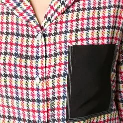 Karl Lagerfeld check print shirt