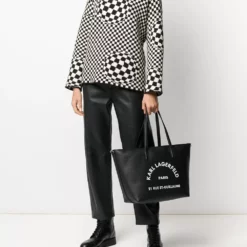 Karl Lagerfeld logo tote bag