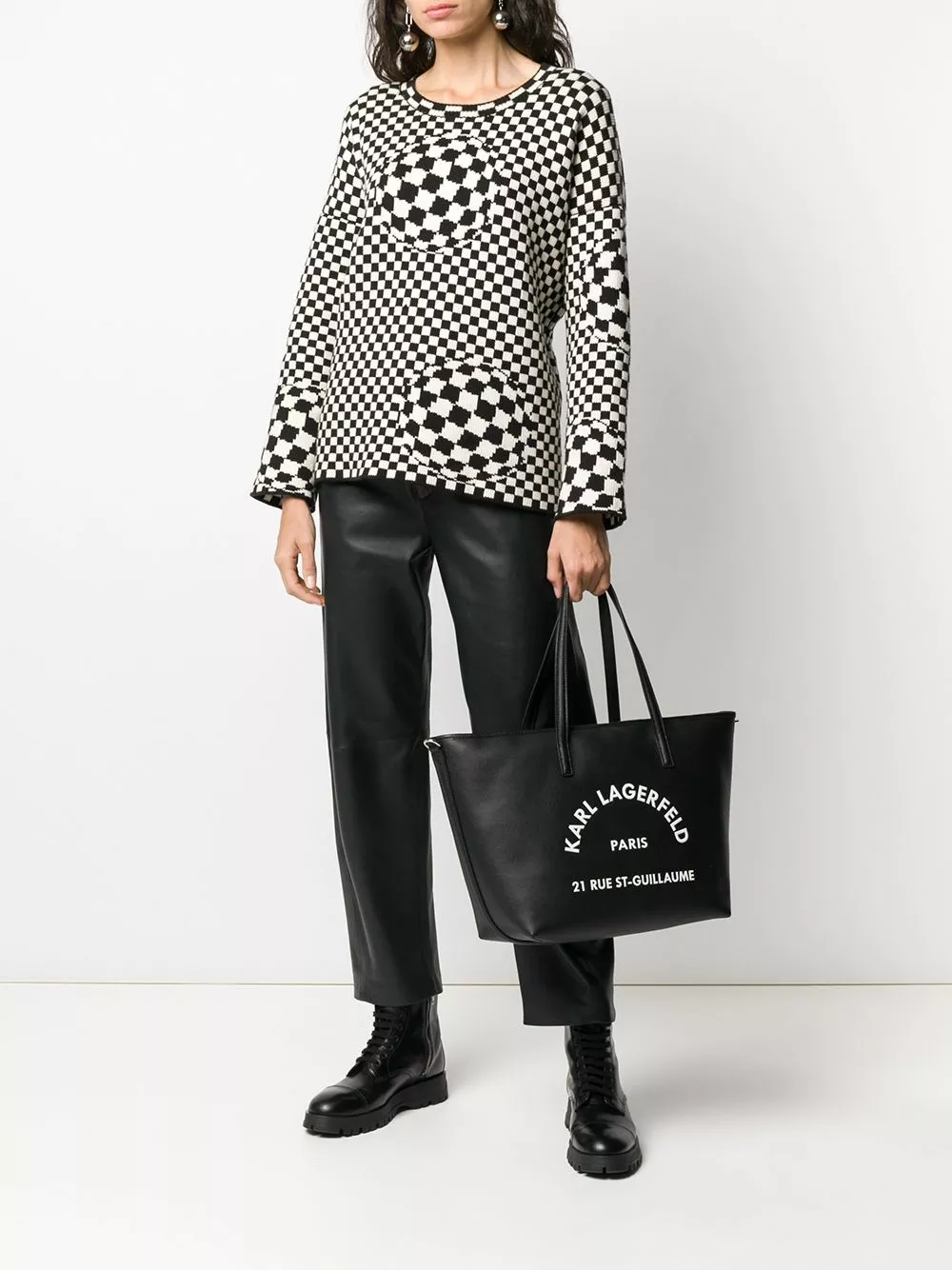 Karl Lagerfeld logo tote bag