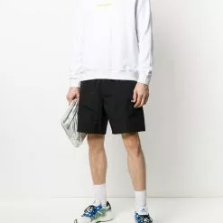 Karl Lagerfeld logo long-sleeve sweatshirt