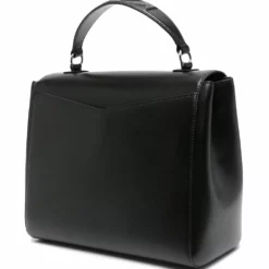 Karl Lagerfeld chain link-trim leather tote