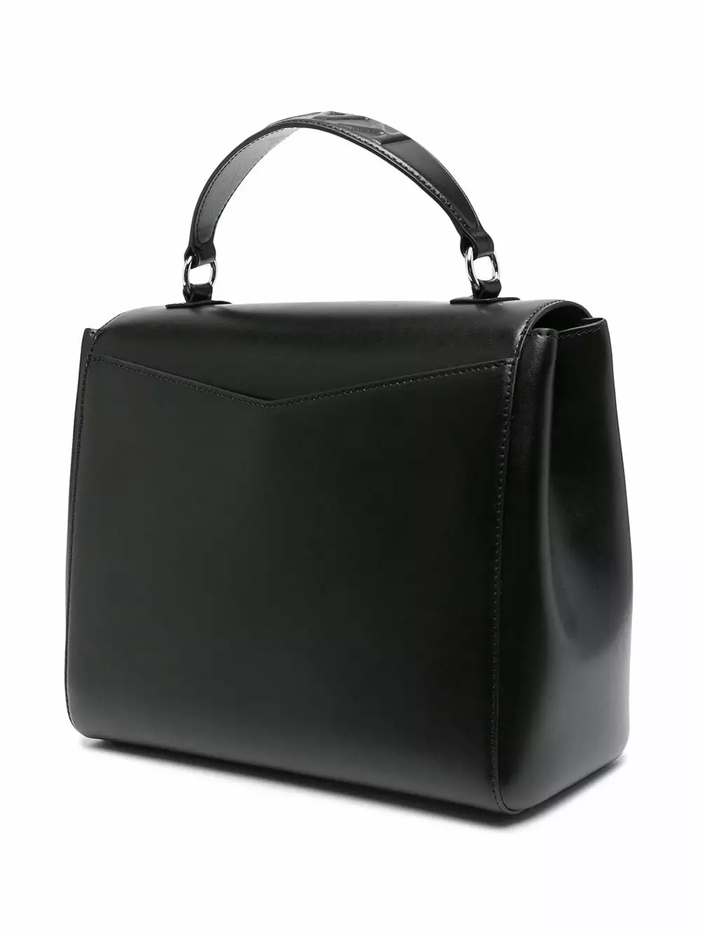Karl Lagerfeld chain link-trim leather tote