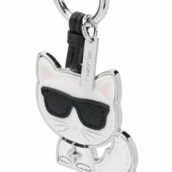 Karl Lagerfeld K/Ikonik Choupette keychain