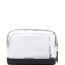 Karl Lagerfeld K/Ikonik transparent make-up pouch