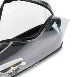 Karl Lagerfeld K/Ikonik transparent make-up pouch
