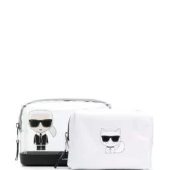 Karl Lagerfeld K/Ikonik transparent make-up pouch