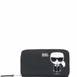 Karl Lagerfeld K/Ikonik zipped wallet