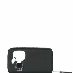 Karl Lagerfeld K/Ikonik zipped wallet