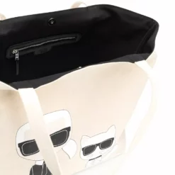 Karl Lagerfeld K/Ikonik Karl & Choupette tote