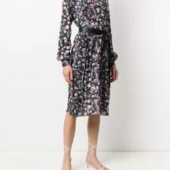 Karl Lagerfeld orchid print dress