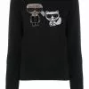 Karl Lagerfeld Ikonik rhinestone sweatshirt