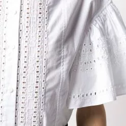 Karl Lagerfeld embroidered poplin shirt