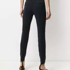 Karl Lagerfeld logo-tape tailored trousers