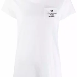 Karl Lagerfeld address logo pocket T-shirt