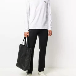 Karl Lagerfeld Ikonik patch cotton T-shirt