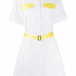 Karl Lagerfeld broderie anglaise shirt dress