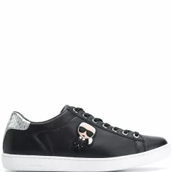 Karl Lagerfeld logo plaque low top sneakers