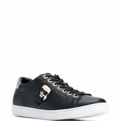 Karl Lagerfeld logo plaque low top sneakers