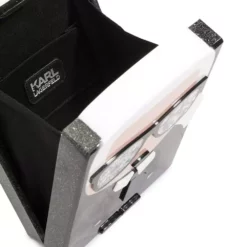 Karl Lagerfeld K/Ikonik Karl Minaudière clutch bag
