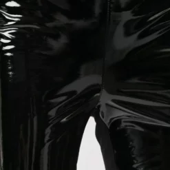 Karl Lagerfeld patent finish trousers