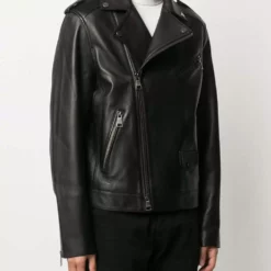 Karl Lagerfeld Ikonic leather biker jacket