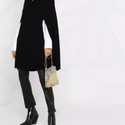 Karl Lagerfeld knitted cape