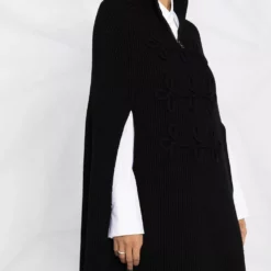 Karl Lagerfeld knitted cape