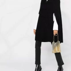 Karl Lagerfeld knitted cape