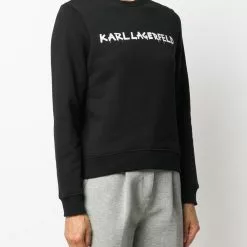 Karl Lagerfeld Graffiti logo print sweatshirt