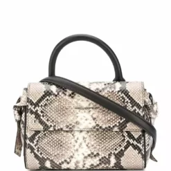 Karl Lagerfeld snakeskin-effect tote