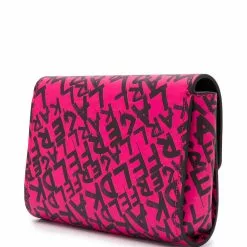 Karl Lagerfeld Ikon Graffiti clutch