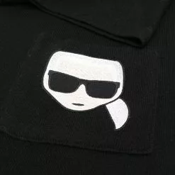 Karl Lagerfeld logo sprint scarf