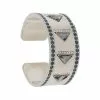 Karl Lagerfeld crystal-embellished cuff bracelet