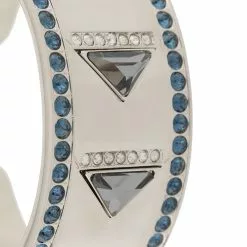 Karl Lagerfeld crystal-embellished cuff bracelet