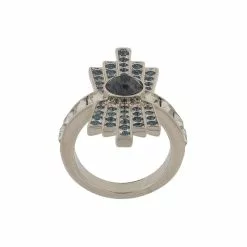 Karl Lagerfeld Icons crystal-embellished ring