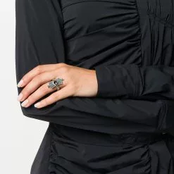 Karl Lagerfeld Icons crystal-embellished ring