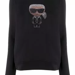 Karl Lagerfeld K/Ikonik sparkle sweatshirt