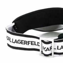 Karl Lagerfeld K/Ikonik logo band visor
