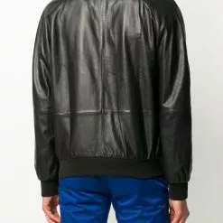 Karl Lagerfeld rib-trimmed bomber jacket